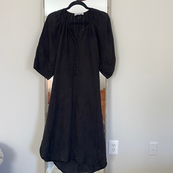 Apiece Apart Linen Blend Long Dress - Picture 4 of 12